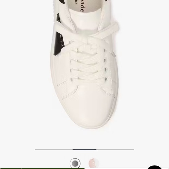 NWB Kate Spade Charli White and Black Sneakers size 7.5 - Picture 6 of 13